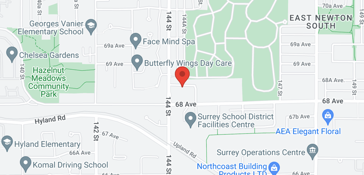 map of 14438 68A AVENUE